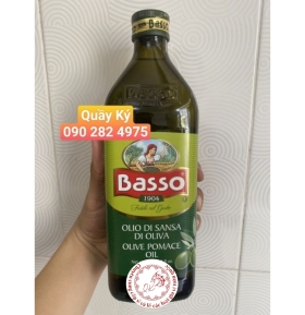 Dầu oliu pomace nhập khẩu Ý 1 Lít-Basso